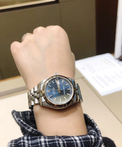 로렉스 데이저스트 여성용 청판 쥬빌리JUBILEE 브레슬릿 다이얼 31 mm