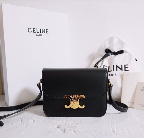 고급 틴 샤이니 카프스킨 트니옹프백 스몰