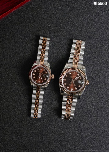 🔆 [ROLEX] 로렉스 레이디 데이트저스트 초콜릿 다이아 셋팅 쥬빌리 에버로즈 골드 콤비 🔆
