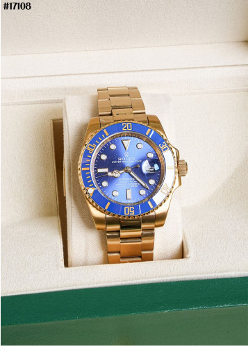 🔆 [ROLEX] 로렉스 서브마리너 데이트 미드나잇 블루 오이스터 금장 🔆