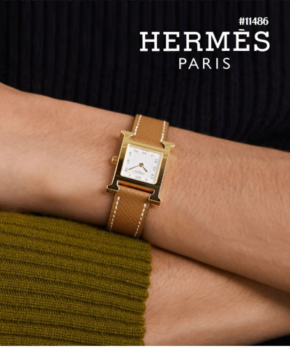 🔆 [HERMES] 에르메스 H아워 엡솜 은장 가죽 시계 5컬러 🔆