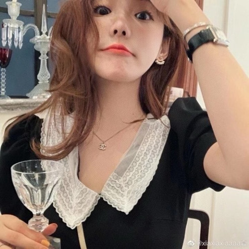 💕 샤* cc 로고 큐빅 목걸이1