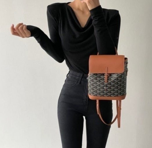 💕 고** 고급 알팡 백팩 미니 블랙탄