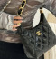 💕 샤* 고급 호보백 스몰 램스킨 금장 블랙