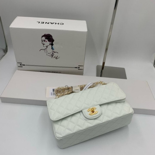 💕 샤* 클래식 캐비어 화이트 금장