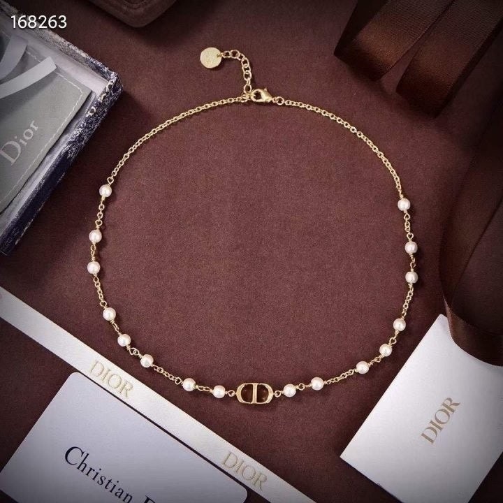 💕 디* 진주 cd 목걸이