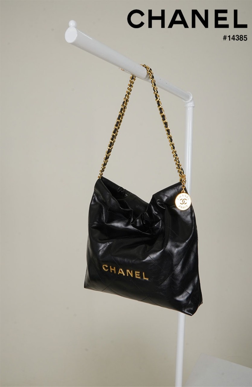 🔆 [CHANEL] 샤넬 22 핸드백 블랙 금장 미듐🔆