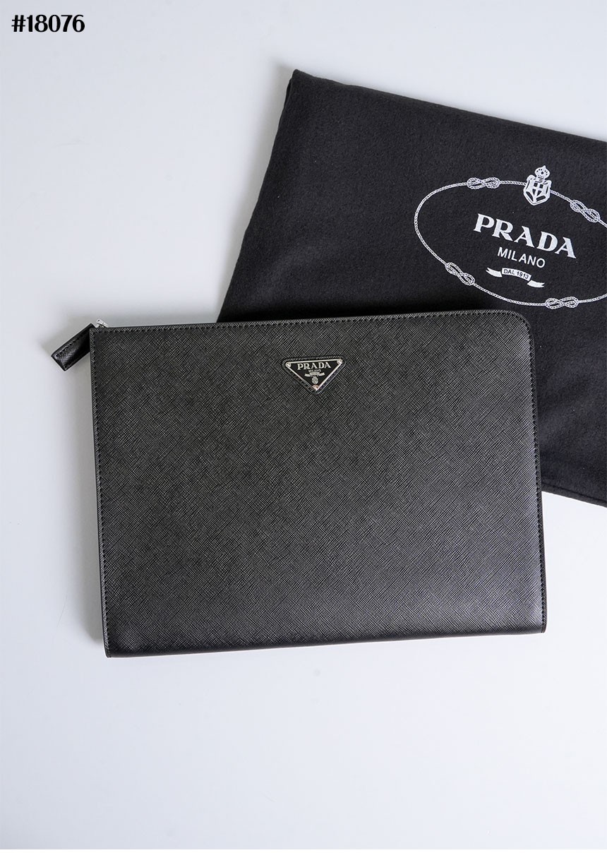 🔆 [PRADA] 프라다 사피아노 레더 도큐먼트 홀더 🔆