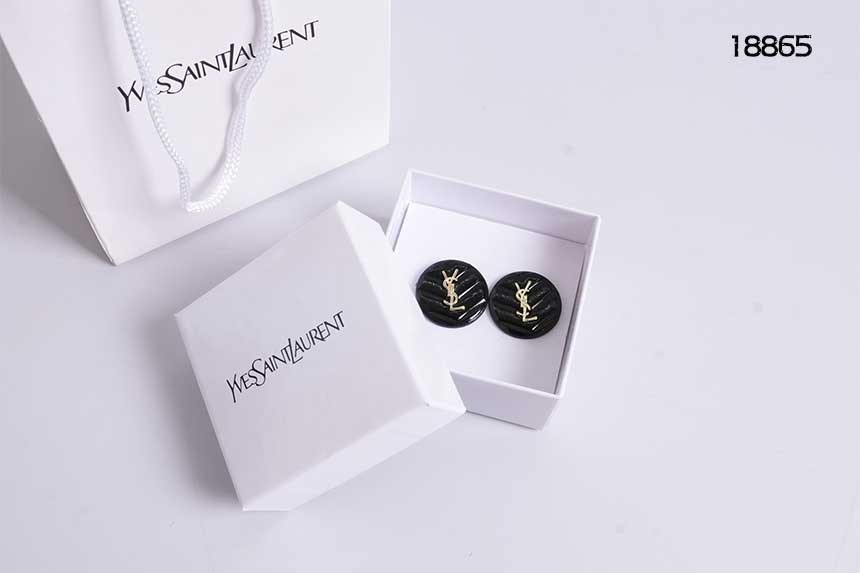 🔆 [SAINT LAURENT] 생로랑 YSL 써클로고 이어링 🔆