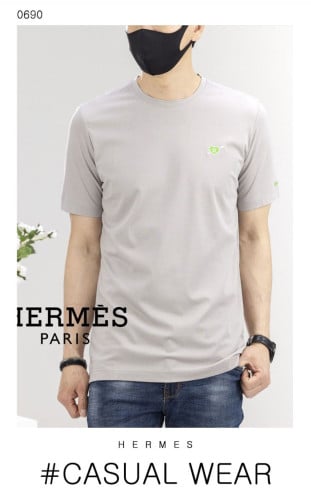 #에르메스 [HERMES] H 하트 자수로고 실켓고급티셔츠 세일💢💢💢 #테크 #상의 #티셔츠 #0690