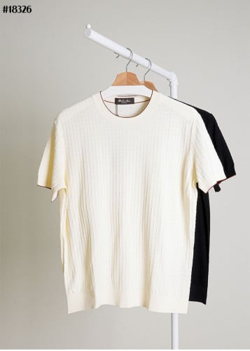 🔆 [Loro Piana] 로로피아나 격자 패턴 메리노 울 니트 풀오버 🔆