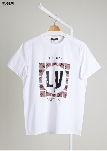 🔆 [Louis Vuitton] 루이비통 스퀘어 모노그램 LV 숏 슬리브 그래픽 티셔츠 🔆