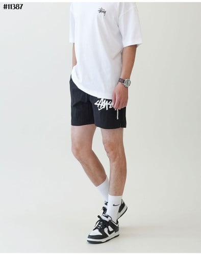 🔆 [STUSSY] 스투시 X 나이키 세미메탈 남여공용 3부 팬츠 🔆