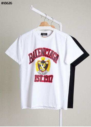 🔆 [BALENCIAGA] 발렌시아가 컬리지 숏 슬리브 그래픽 티셔츠 🔆