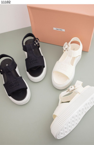 #미우미우 [MIU MIU] 미우미우 Denim flatform sandals 신상입고💢 #신발 #11102