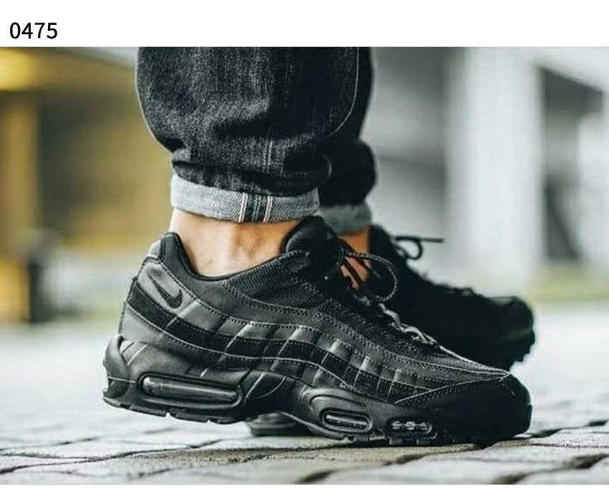 #나이키 [Nike] 수입고급 Air Max 95 트리플  Essential 올블랙 세일💢💢💢 #태그 #신발 #0475