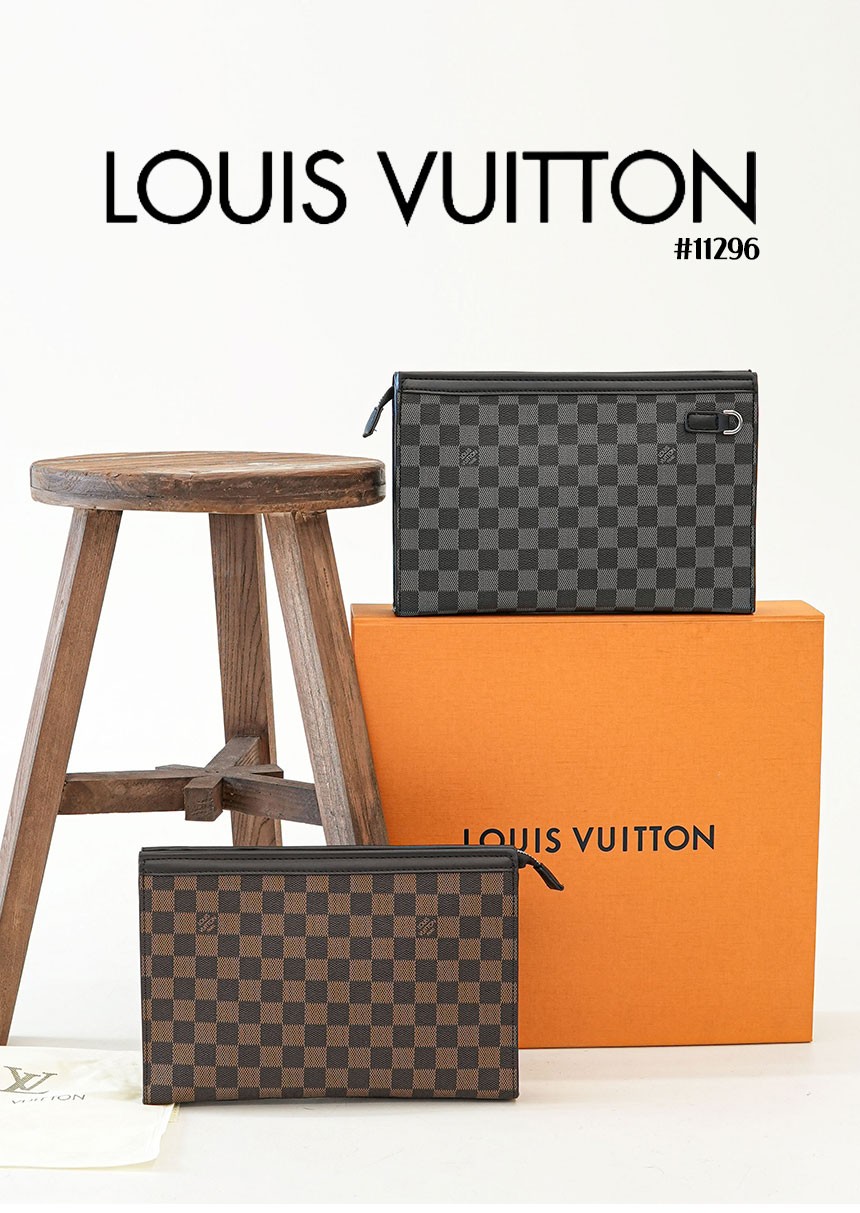 🔆 [Louis Vuitton] 루이비통 다미에 스탠딩 파우치 클러치백🔆