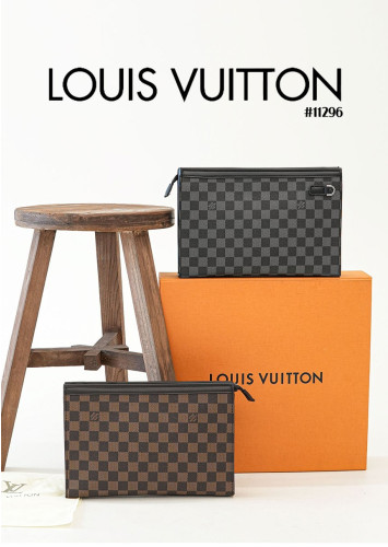 🔆 [Louis Vuitton] 루이비통 다미에 스탠딩 파우치 클러치백🔆