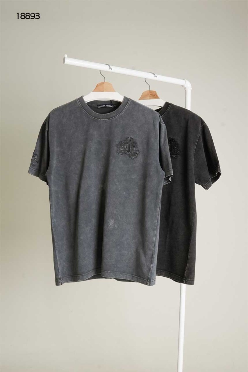 🔆 [Chrome Hearts] 크롬하츠 크로스패치 가먼트다잉 빈티지 라운드 🔆