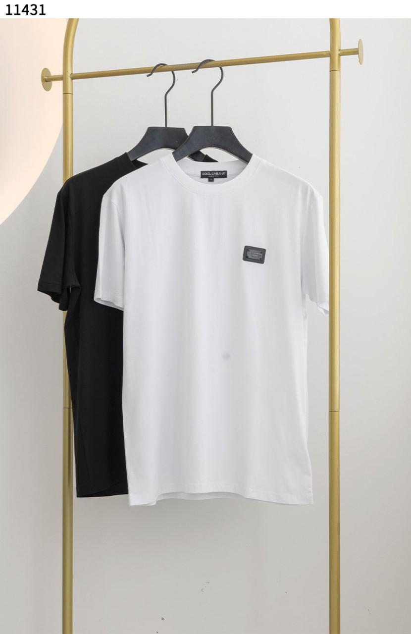 #돌체앤가바나 [DOLCE & GABBANA] 돌체앤가바나 로고 태그 코튼 티셔츠 신상입고💢 #상의 #티셔츠 #11431