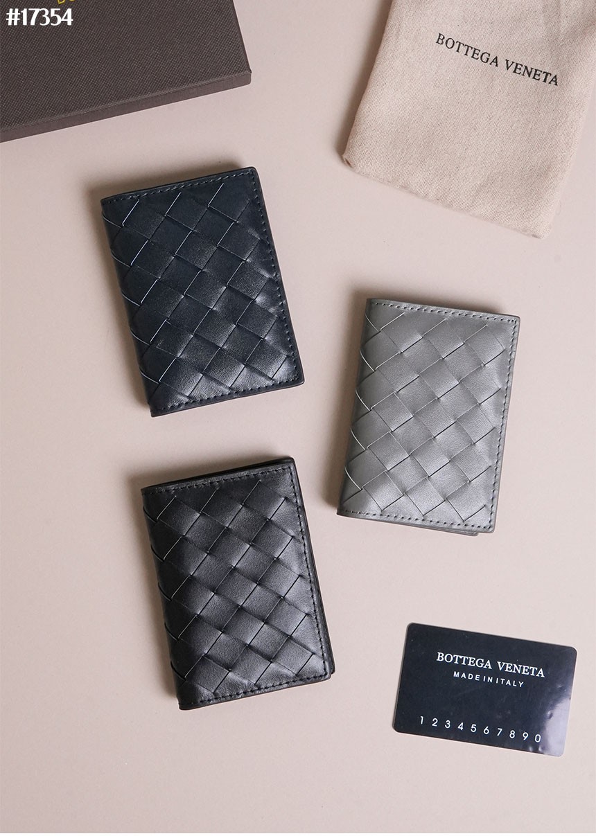 🔆 [Bottega Veneta] 보테가베네타 인트레치아토 플랩 카드 케이스 🔆