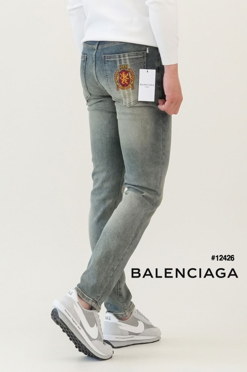🔆 [BALENCIAGA] 발렌시아가 수입고퀄 포켓로고 삼선 데님 🔆