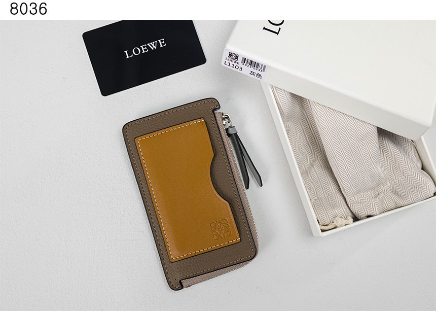 #로웨 [LOEWE] 수입프리미엄급 Coin cardholder in soft grained calfskin 신상 입고💢 #태그 #지갑 #8036