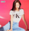 💕 C* 스트레이트핏 모노그램 로고 반팔 티셔츠