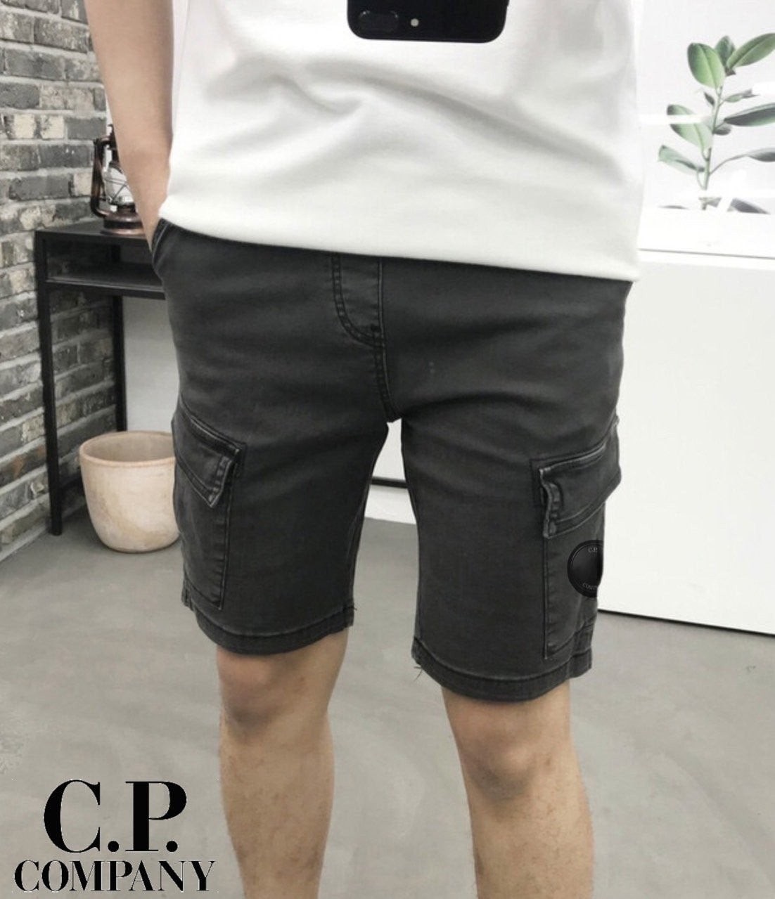 💕 C* 컴퍼니 썸머 피그먼트 워싱 카고 반바지