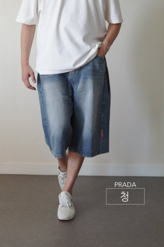 💕 프** 8부 데님팬츠