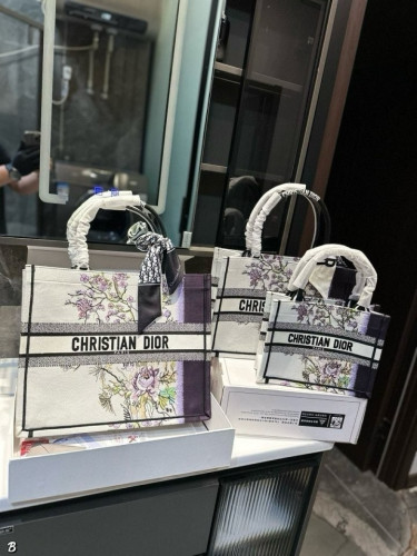 고급 자수 북 토트