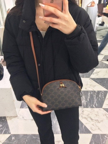 💕 셀** 고급 트리오페 캔버스 태슬 베사체백