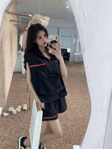 💕 프** 반바지후드나시 셋트