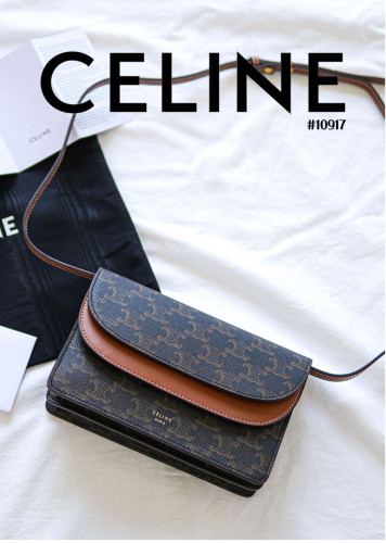 🔆 [CELINE] 셀린느 트리오페 월렛온 스트랩 크로스백 🔆