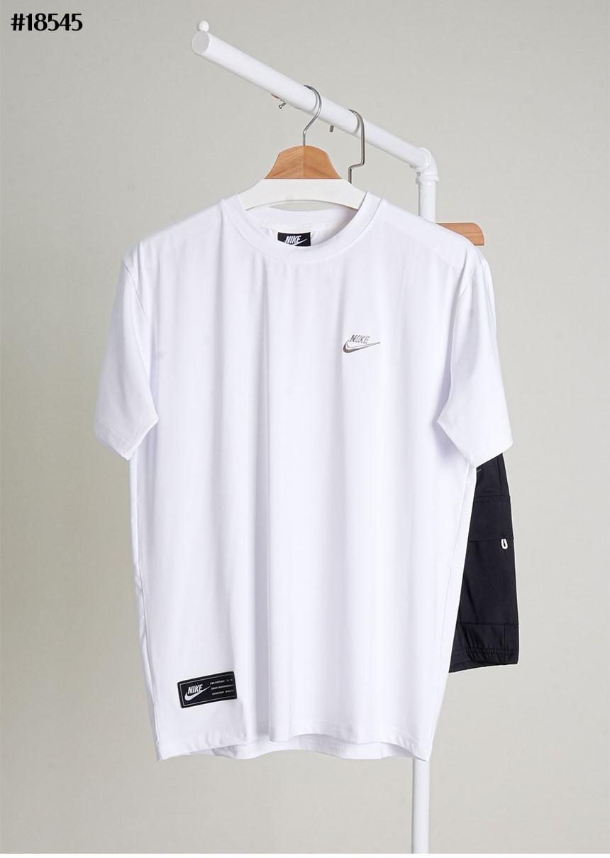 🔆 [NIKE] 나이키 썸머 로고 패치 쿨링 숏 슬리브 티셔츠 & 카고 3부 팬츠 셋 🔆
