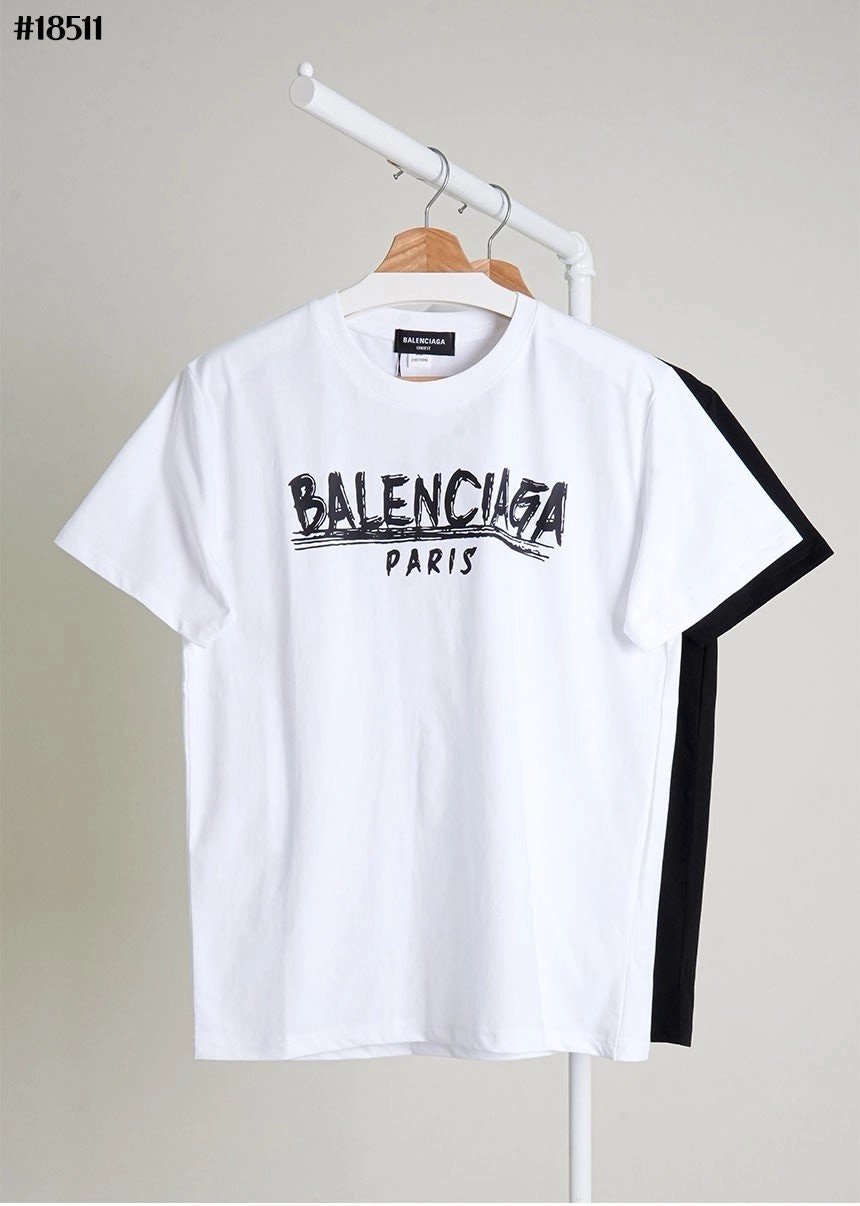 🔆 [BALENCIAGA] 발렌시아가 글로벌 컨트리 숏 슬리브 그래픽 티셔츠 🔆