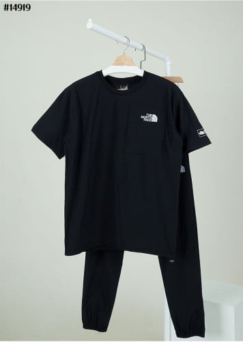 🔆 [THE NORTH FACE] 노스페이스 남여공용 자수 로고 우븐 스트링 탑 & 포켓 조거 팬츠 셋 🔆