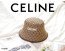 🔆 [CELINE] 셀린느 남여공용 패턴 자가드 스몰 자수로고 버킷햇 🔆