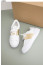 #발렌티노 [VALENTINO] 발렌티노 오픈 스니커즈 메탈릭 밴드 화이트 플래티넘 신상입고💢 #신발 #10802