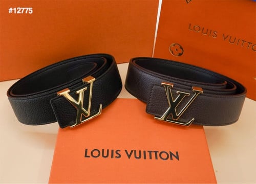 🔆 [LOUIS VUITTON] 루이비통 LV로고버클 레더벨트(2컬러) 🔆