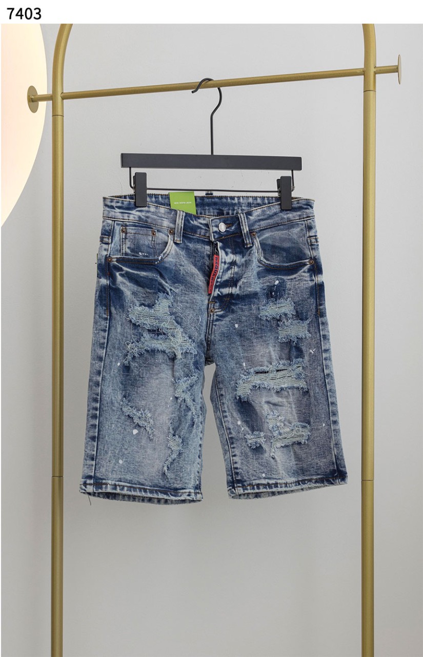 #디스퀘어드2 [dsquared2] MEDIUM MENDED RIPS WASH MARINE SHORTS 신상입고💢 #하의 #팬츠 #7403