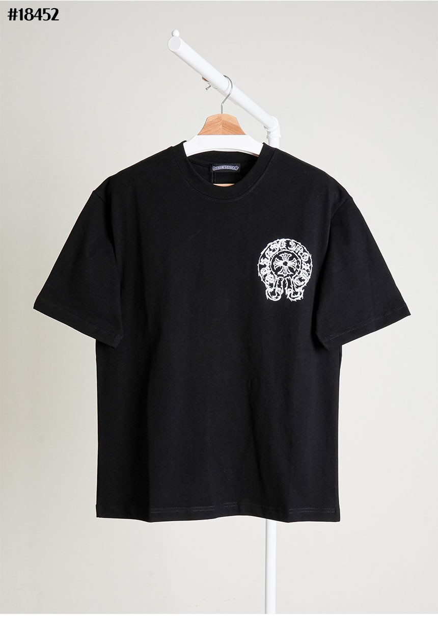 🔆 [Chrome Hearts] 크롬하츠 빈티지 홀스슈 프린팅 숏 슬리브 그래픽 티셔츠 🔆