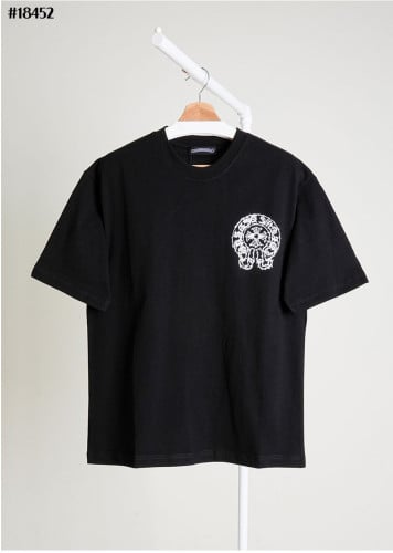 🔆 [Chrome Hearts] 크롬하츠 빈티지 홀스슈 프린팅 숏 슬리브 그래픽 티셔츠 🔆