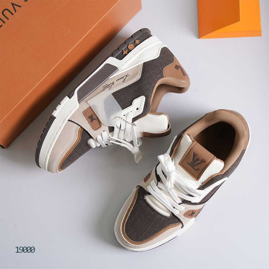 🔆 [LOUIS VUITTON] 루이비통 LV 트레이너 스니커즈 브라운🔆