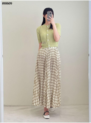 🔆 [CELINE] 셀린느 수입 선 플리츠 롱 스커트 🔆