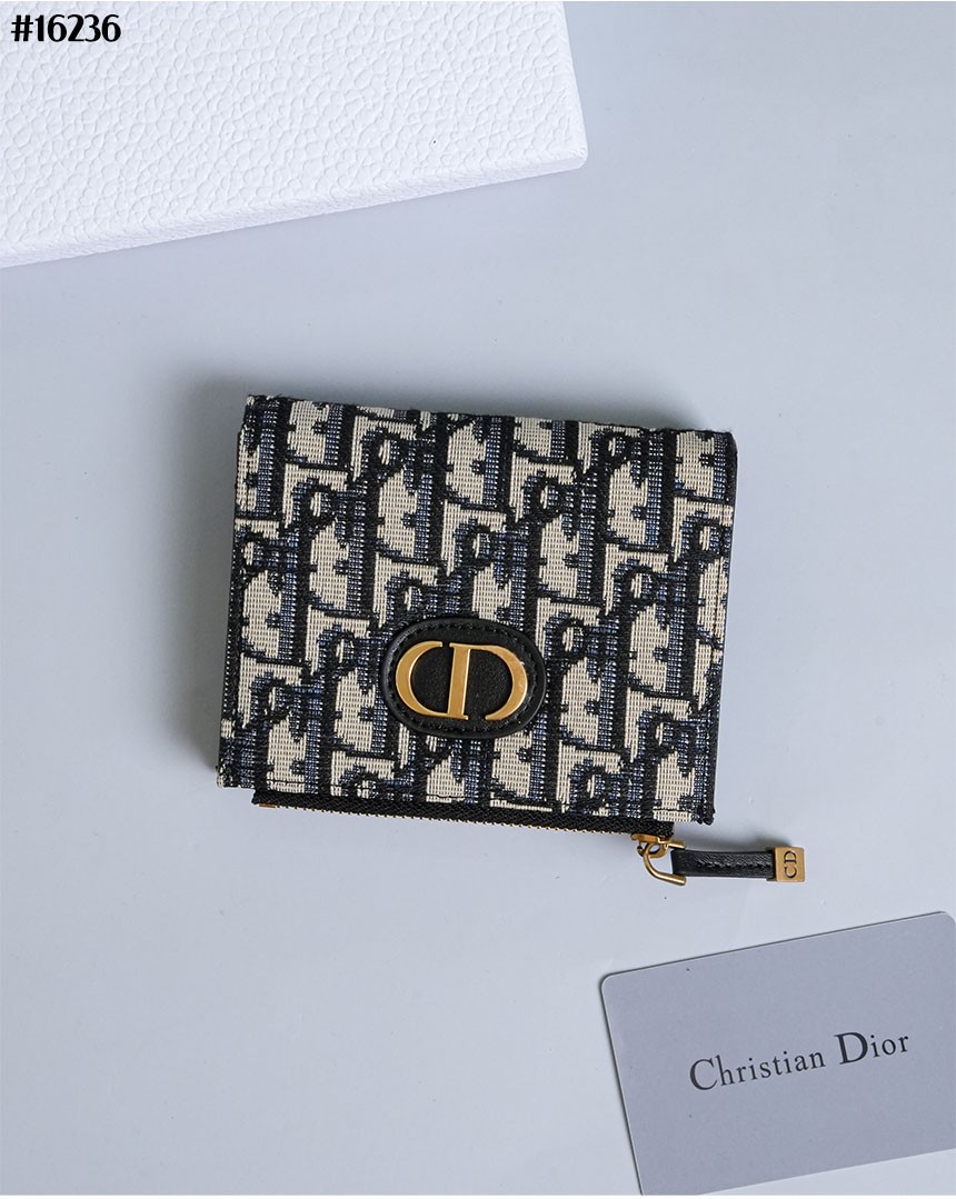 🔆 [DIOR] 크리스챤 디올 Montaigne CD 몽테인 오블리크 플랩 반지갑 🔆