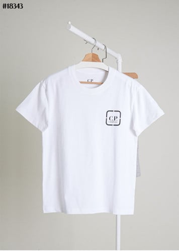 🔆 [CP.company] 씨피컴퍼니 메트로폴리스 프린팅 숏 슬리브 티셔츠 & 테리 3부 팬츠 셋 🔆