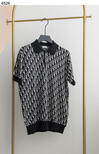 #디올 [Christian Dior] 오블리크 패턴 니트 카라티 신상입고💢 #상의 #티셔츠 #6526