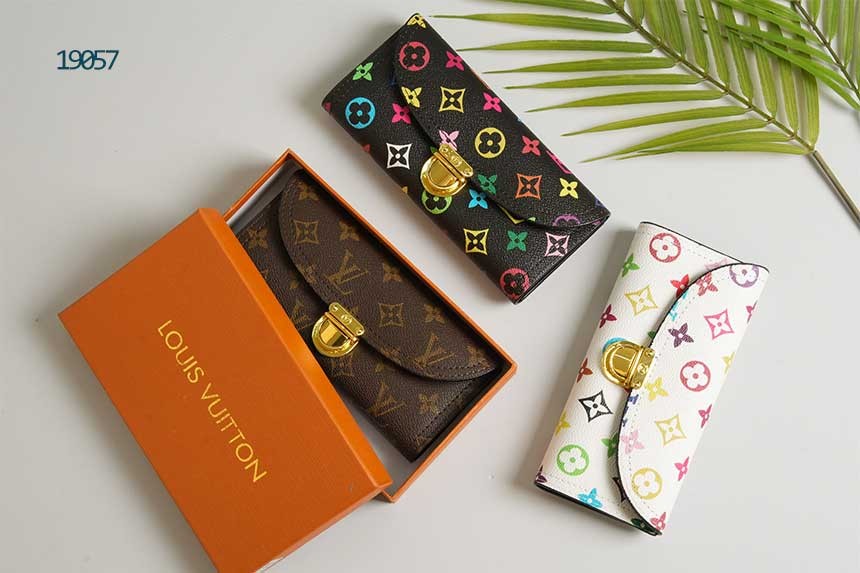 🔆 [Louis Vuitton] 루이비통 금장 모노그램 플랩 장지갑 🔆