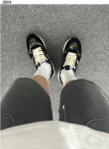 #골든구스 [GOLDEN GOOSE] 수입프리미엄급 카모플라주 프린트 나일론 런닝솔 세일💢💢💢 #태그 #신발 #3804
